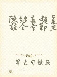 陈继来赵美媛小说全章节免费阅读封面