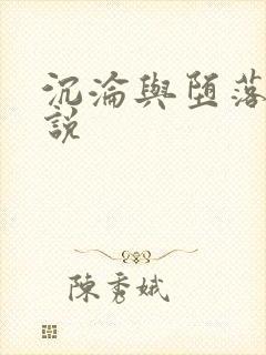 沉沦与堕落的小说封面