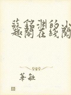 苏铭渊的小说笔趣阁在线阅读