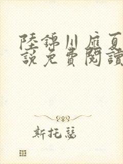 陆锦川应夏的小说免费阅读无弹窗