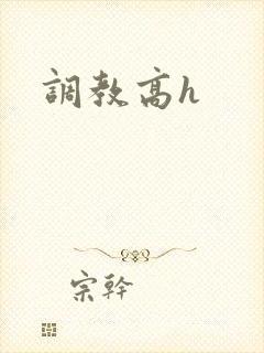 调教高h封面