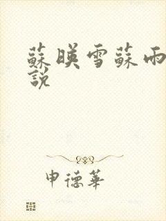 苏映雪苏雨柔小说