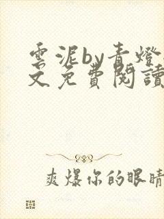云泥by青灯全文免费阅读笔趣阁