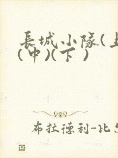 长城小队(上)(中)(下 )