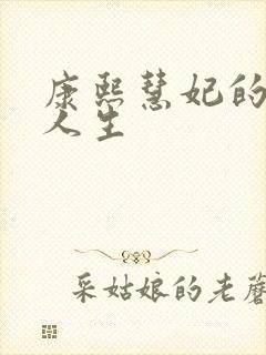 康熙慧妃的躺赢人生