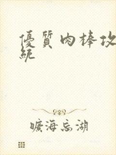 优质肉棒攻略系统