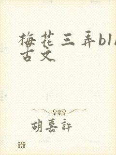 梅花三弄b1h古文封面