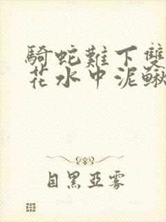 骑蛇难下双金银花水中泥鳅封面