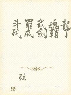 斗罗武魂龙渊剑我成剑鞘了笔趣阁