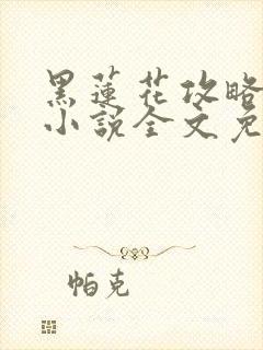 黑莲花攻略手册小说全文免费阅读笔趣阁