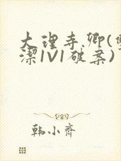 大理寺.卿(双洁1V1破案)封面