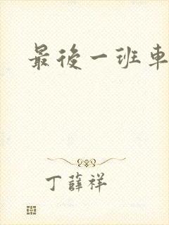 最后一班车小说