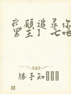 我愿追寻你【双男主】 七吔