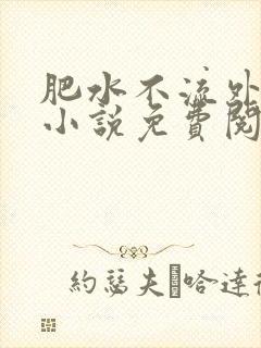 肥水不流外人田小说免费阅读封面