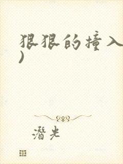 狠狠的撞入(h)封面