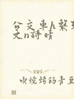 公交车h系列辣文n诗晴