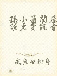 孙小萌闫辰的小说免费观看