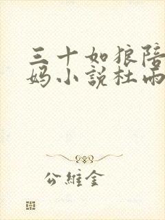 三十如狼陪读妈妈小说杜雨馨封面