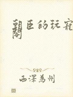 朝臣的玩宠笔趣阁