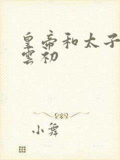 皇帝和太子妃h云初封面