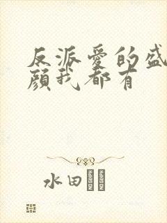 反派爱的盛世美颜我都有封面