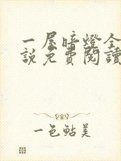 一屋暗灯全文小说免费阅读封面