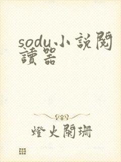 sodu小说阅读器