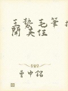 玉势 毛笔 撑开 夹住