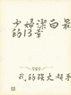 少妇洁白最刺激的13章封面