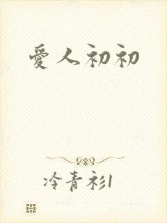 爱人初初封面
