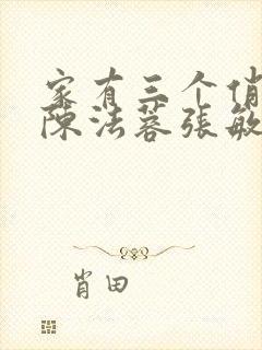 家有三个俏媳妇陈法蓉张敏