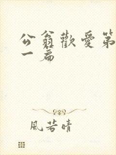 公翁欢爱第三十一篇