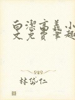 白洁高义小说全文免费笔趣阁阅读高封面