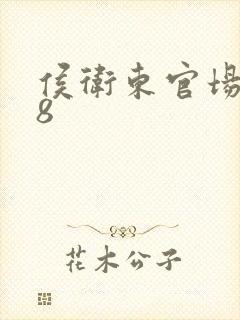 侯卫东官场笔记8