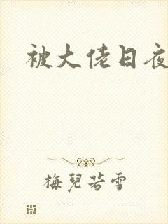 被大佬日夜封面