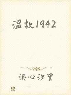 温故1942封面