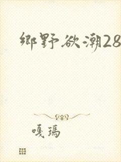 乡野欲潮28章
