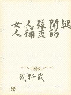 女人张开腿让男人桶爽的