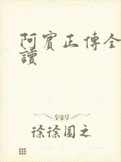 阿宾正传全文阅读