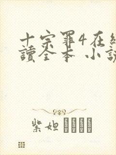 十宗罪4在线阅读全本 小说未删减版封面