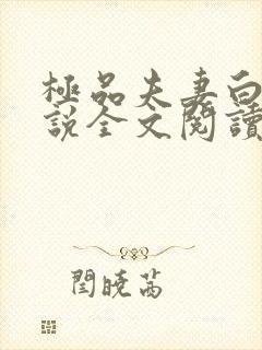 极品夫妻白静小说全文阅读免费阅读