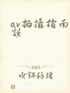av拍摄指南小说