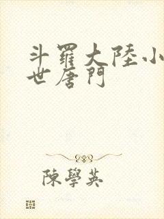 斗罗大陆小说绝世唐门