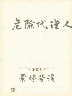 危险代理人封面