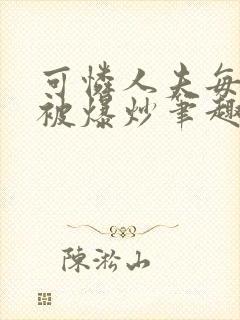 可怜人夫每天都被爆炒笔趣阁封面