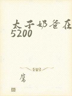 太子奶爸在花都5200