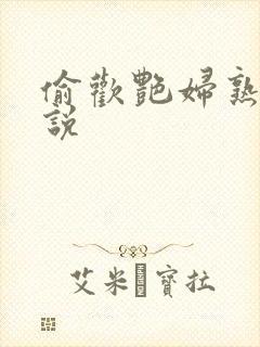 偷欢艳妇熟女小说