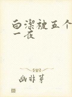 白洁被五个人玩一夜