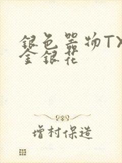 银色器物TXL金银花封面