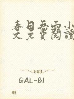 春日无雨小说全文免费阅读最新章节